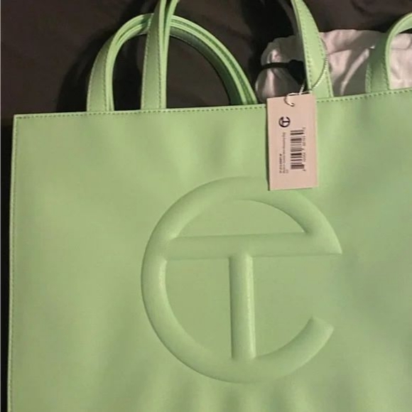Light Green Small 🧸Telfar🧸 Bag - Picture 4 of 5